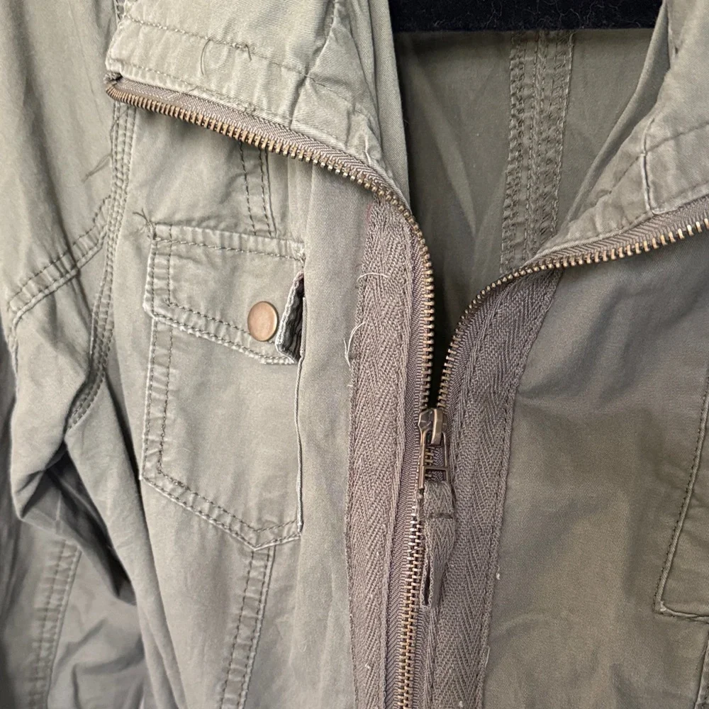 Olive Utility Jacket - Picture 3 of 7